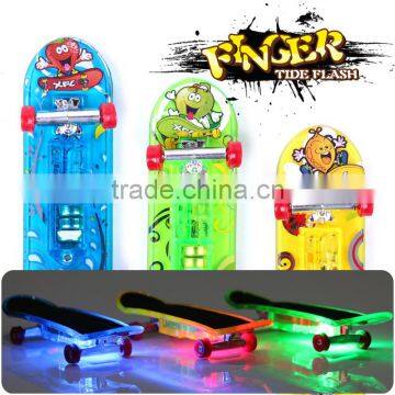 NEW Battery Controlled Finger Skate Flashing Finger Skate Boarding photo-2