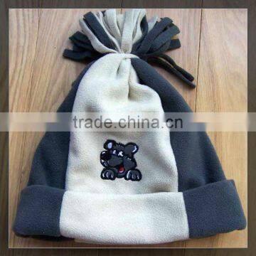 promotional winter polar fleece knit animal hat factory