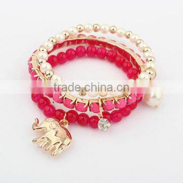 Vintage Elephant Charm Finger Chain Ring Bracelet 2016 Cheap Finger Chain Beracelet Women Hand Bracelet Jewelry photo-2