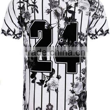 5% Elastane 95% Polyester Dry Fit Mens Sublimation Printed O Neck T Shirt Custom Heat Trasfered Tee Wholesale photo-3