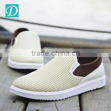 2016 Autumn Casual Flats Shoes Men Round Toe Slip On Mesh Upper Shoes photo-3