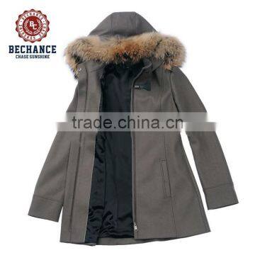 AB2910 Women Fur Edging Hood Winter Warm Clothing photo-3