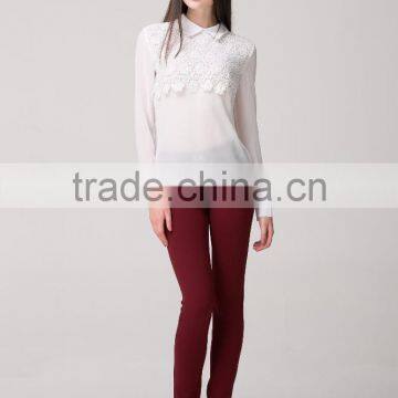 Fashionable Cheap Casual Tight Ladies Stretch Pants photo-6