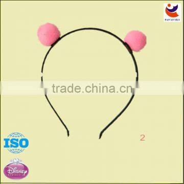 Pink Monochrome Hairballs Headband Kids Party Headband