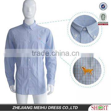 Custom 100% Cotton Men Button Down Check Shirt photo-2
