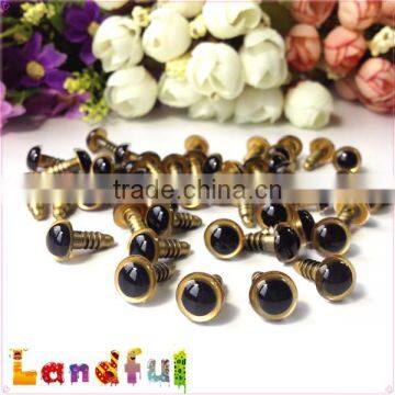 12mm Dragon Monster Eyes Glitter Gold Plastic Animal Eyes photo-2