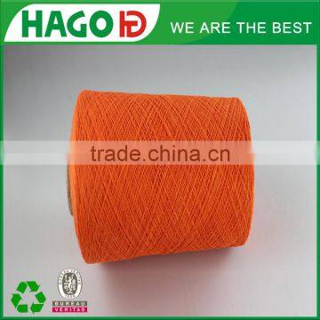 Dyed regenerated cotton worsted knitting yarn for fabric HAGO