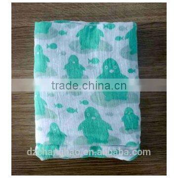 Organic Cotton Gots Swaddle Blankets/Newborn Cotton Baby Muslin Blanket photo-4