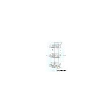 wire rack,bathroom shelf,bathroom shelf