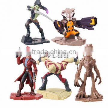 2017 newest movie Guardians of the Galaxy II PVC action figures set of 5pcs, Wholesale action figure toys