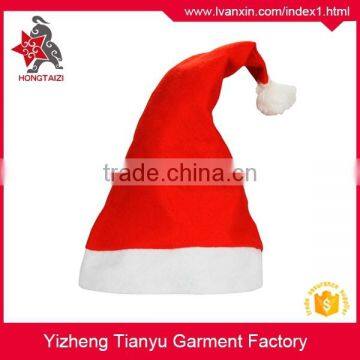 Promotional Plush Christmas Hat Santa Claus Hat for Party