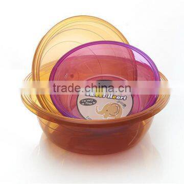 transparent plastic washbasin