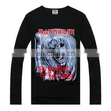 Iron Maiden long sleeve shirt,wholesale t-shirt 3d