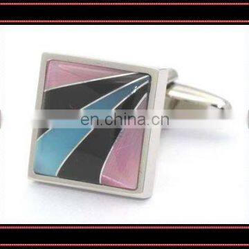 exquisite imitation multicolor cats eye stone cufflinks