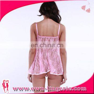 China hot women transparent open sexy lingerie babydolls