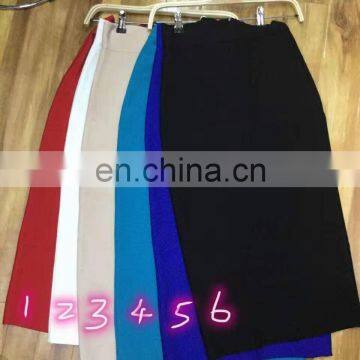 2017 new more color midi bandage dress tight pencil skirt for OL ladies wholesale