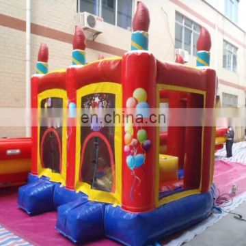 fashion inflatable birthday candles bouncer, celebrating inflatable bouncer for party