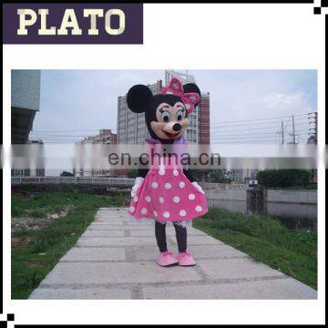 Beautiful mouse mascot costume for attraction/promotional mouse cartoon costume for display