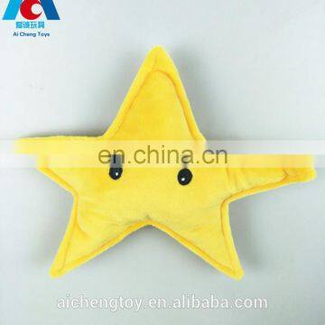 cute star shaped plush baby squeaky toy