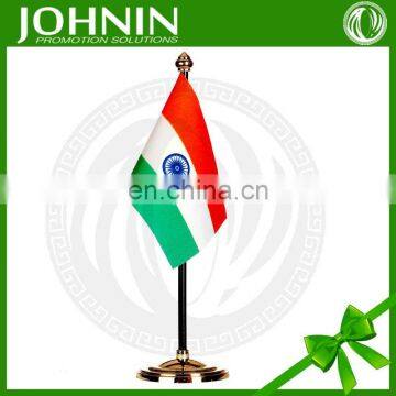 professional customize high grade polyester national table flag