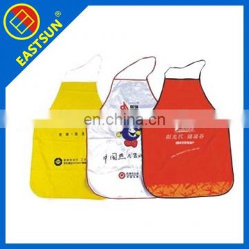 Eastsun High quality polyester fabric silk screen printing promotional kitchen apron