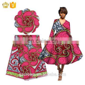 Guaranteed Dutch Wax African Super Wax Fabric 100% Cotton Batik Wax Fabric Super Wax For make DressH170117015