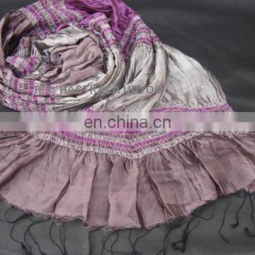 Pure Silk Scarf With Lycra