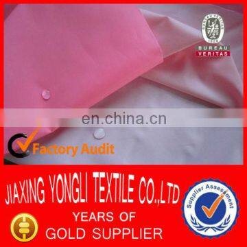 190T Waterproof Milking Coated Taffeta Fabric