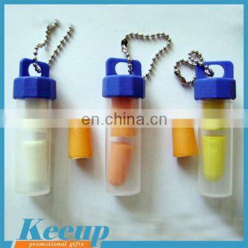 Advertising custom earplugs with plastic tube packing