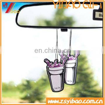 Good quality custom any design hanging paper car air freshener for cleaning air