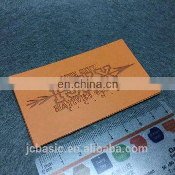 Custom Embossed Branded Leather Jacket Leather Patch photo-3