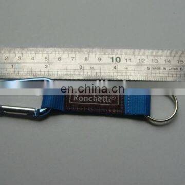 blue color aluminium carabiner ring