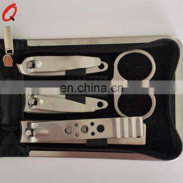 Factory Outlet High Grade Manicure Scissors set Stainless Steel silver polished Nail Clippers