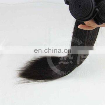 100% natural stright indian human hair weaves