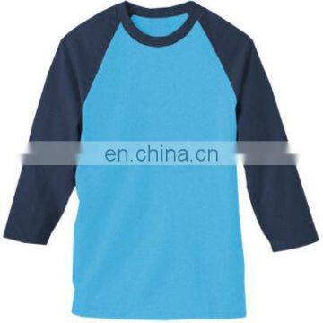 Baseball T-shirt of 3/4-sleeve Raglan