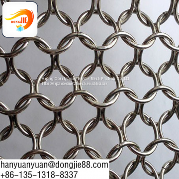 chain link ring mesh for metal curtain