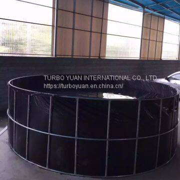 0.5mm black hdpe rubber round pond liner for fish pool