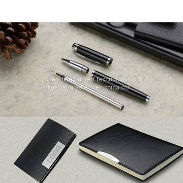 Business Gift Set With PU Leather Notebook Name Card Holder Ballpen,luxury Gift Set for Woman,mens Gift Set photo-2