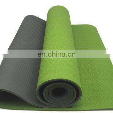 Custom Printing Non Slip TPE Black Yoga Mat photo-2