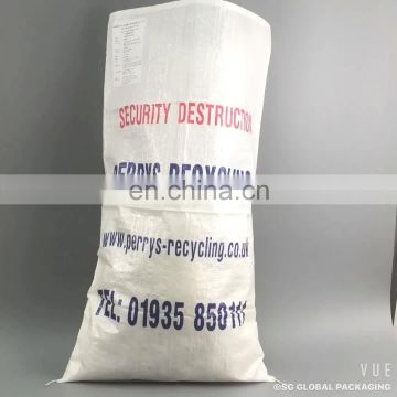 Wholesale 50kg agricultural woven pp sacks