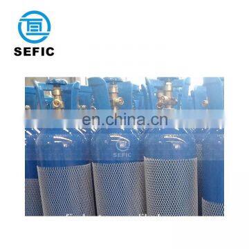 Professional Supply Industrial Saudi Arabia Gas Cylinder Sizes Valve Equipped 50L Oxygen Cylinder