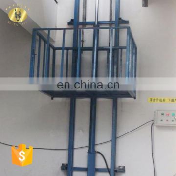 7LSJD SevenLift cheap residential 33 feet mast style elevator guide rail elevator elevator lift hydraulic for a 3 story