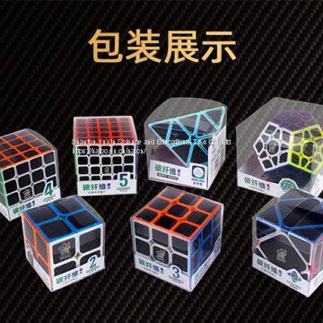 YUXIN Hot Sale Magic Cube With Carbon Fiber Sticker Anti-pop Speed Cube Puzzle Educational Toys for Kids 1637 photo-3