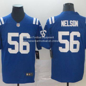 Indianapolis Colts #56 Nelson Blue Jersey