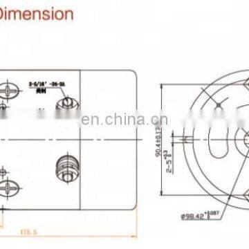 Carbon Brush Hydraulic DC Pump Motor 2HP Direct Electric Car Wheel Motor Motor DC 12 Volt photo-5