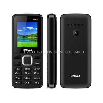 UNIWA E1801 Wireless FM Radio 1.77 Inch Screen Dual SIM Support Vibrator Cellphone photo-3