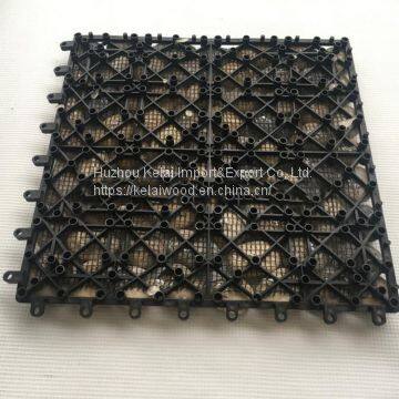 New Style Factory Direct WPC Wood Plastic Composite Flooring DIY Decking 300*300mm photo-4