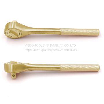 WEDO Non Sparking Aluminium DIN3122 Bronze Ratchet Wrench photo-4