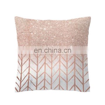 45 X 45cm Gold Peach skin Pillowcase Custom Rose Gold Nordic Home Decoration Cushion Cover