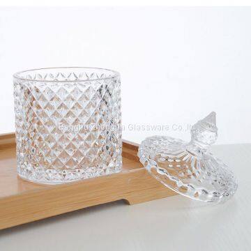 Hot Selling Sugar Bowl Glass Candy Jar With Lid photo-2